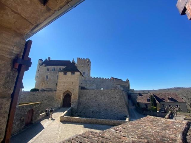 La Croquante face au château Beynac-et-Cazenac Exterior foto